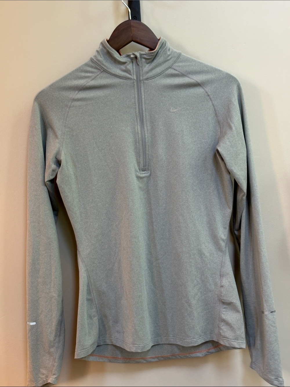 Nike Gray Half-Zip Athletic Pullover